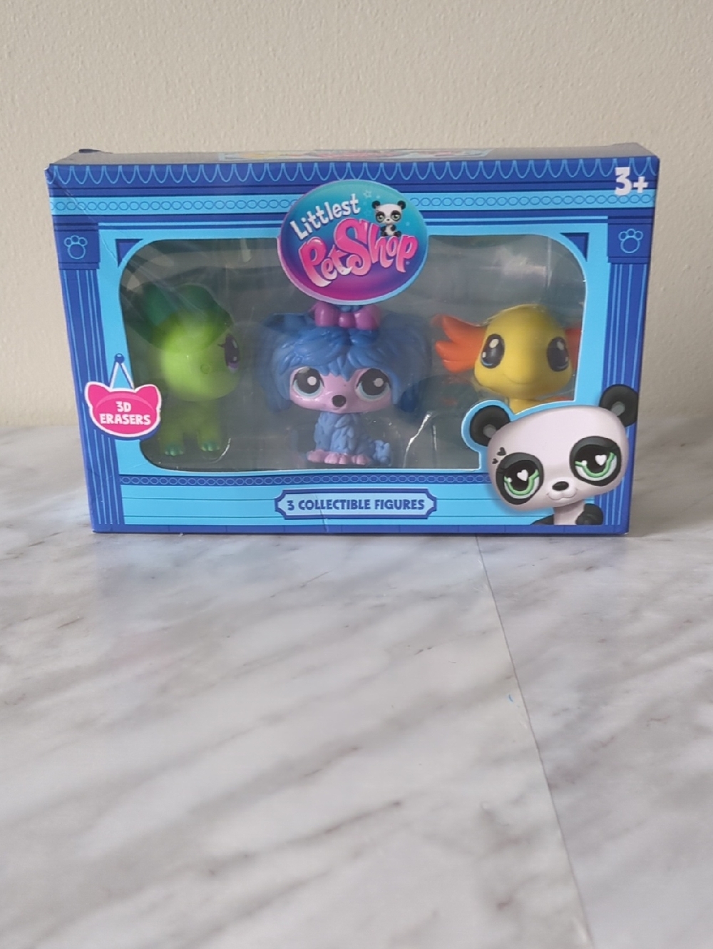 Littlest Pet Shop Blue, Green & Yellow Three-Figure Set